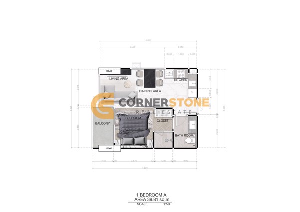 Picture of 2 bedroom Condo in Sea Spire Jomtien Beach Condo Jomtien