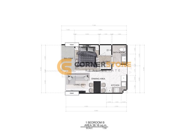 Picture of 2 bedroom Condo in Sea Spire Jomtien Beach Condo Jomtien