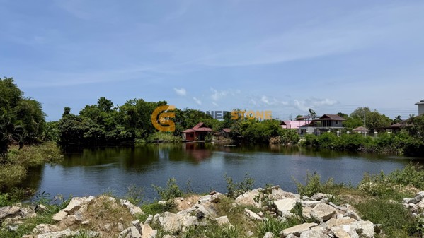 Picture of 2 Rai Lake Plot For Sale Ban Chang