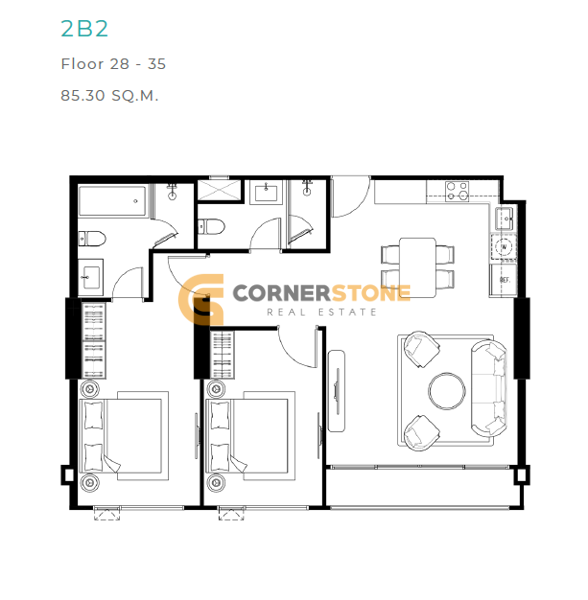 Picture of 2 bedroom Condo in Tait Pattaya Pattaya