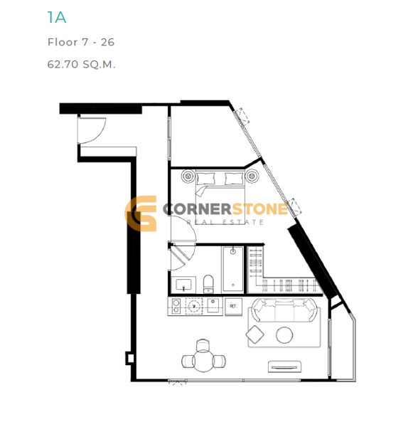 Picture of 1 Bedroom Condo in Tait Pattaya Pattaya