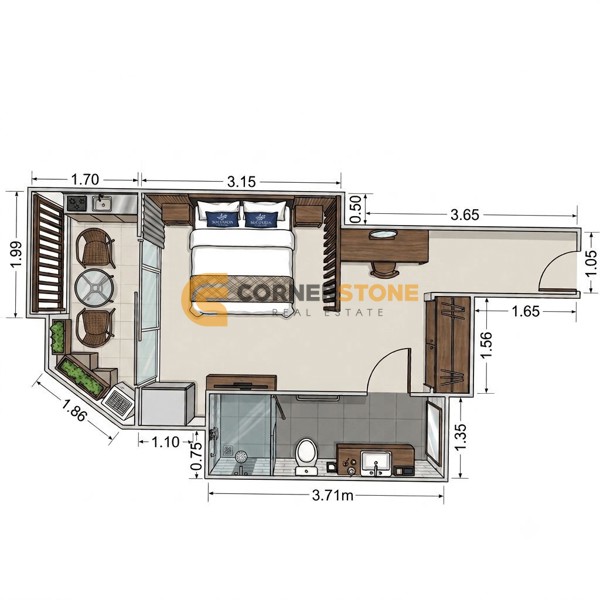 Picture of Studio Condo in The Club House Residence Pratumnak Hill